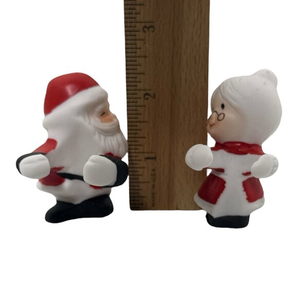 Vintage Christmas Candle Climbers Huggers Santa & Mrs. Santa Claus Beacon Hill - Picture 8 of 8
